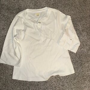 Maeve White Blouse